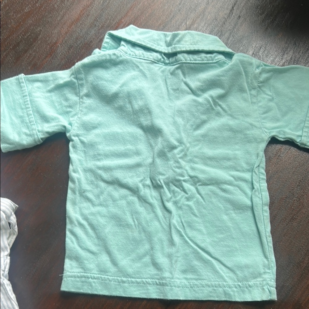 Kate Quinn Blue Button Down Shirt - Picture 5 of 6